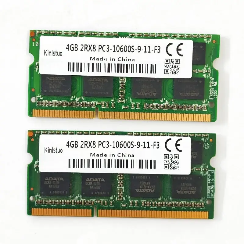 Kinlstuo RAMS DDR3 4GB 1333mhz Notebook memória ddr3 4gb 2RX8 PC3-10600S-9-11-F3 SODIMM 1.5V 204PIN