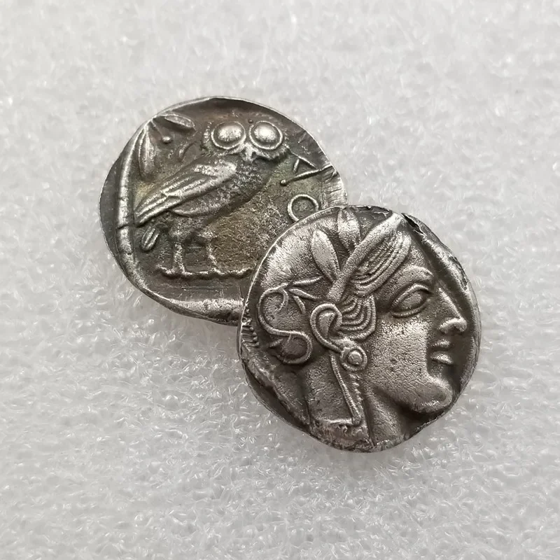 Ancient Greece Commemorative Coin Moon Goddess Pattern Collection Coin Decoration Crafts Souvenirs Gift Greek