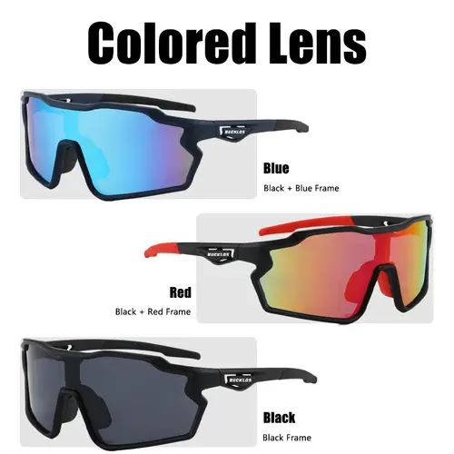 BUCKLOS Outdoor Sports Cycling Sunglasses UV400 Ultralight Road Mountain Bike Goggles Unisex Sunglasses Outdoor Cycling Eyewear - Image 3