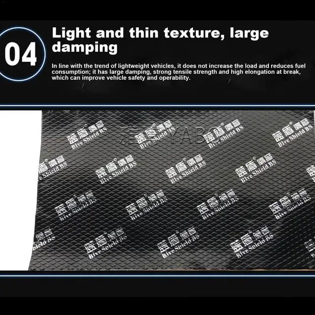 Smorzamento Vibrazioni Tappetino Isolante Autoadesivo Baytronic 1000x1000x30 Mm - Schiuma Ignifuga Per Cofano Auto E PC Materiale Antirumore Auto - Foto 7