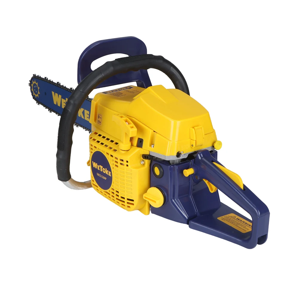 WeToke Industrial Gasoline Chainsaw With 20in Guide Bar Good Quality For Long Reach Wood Cutting Customization Supported