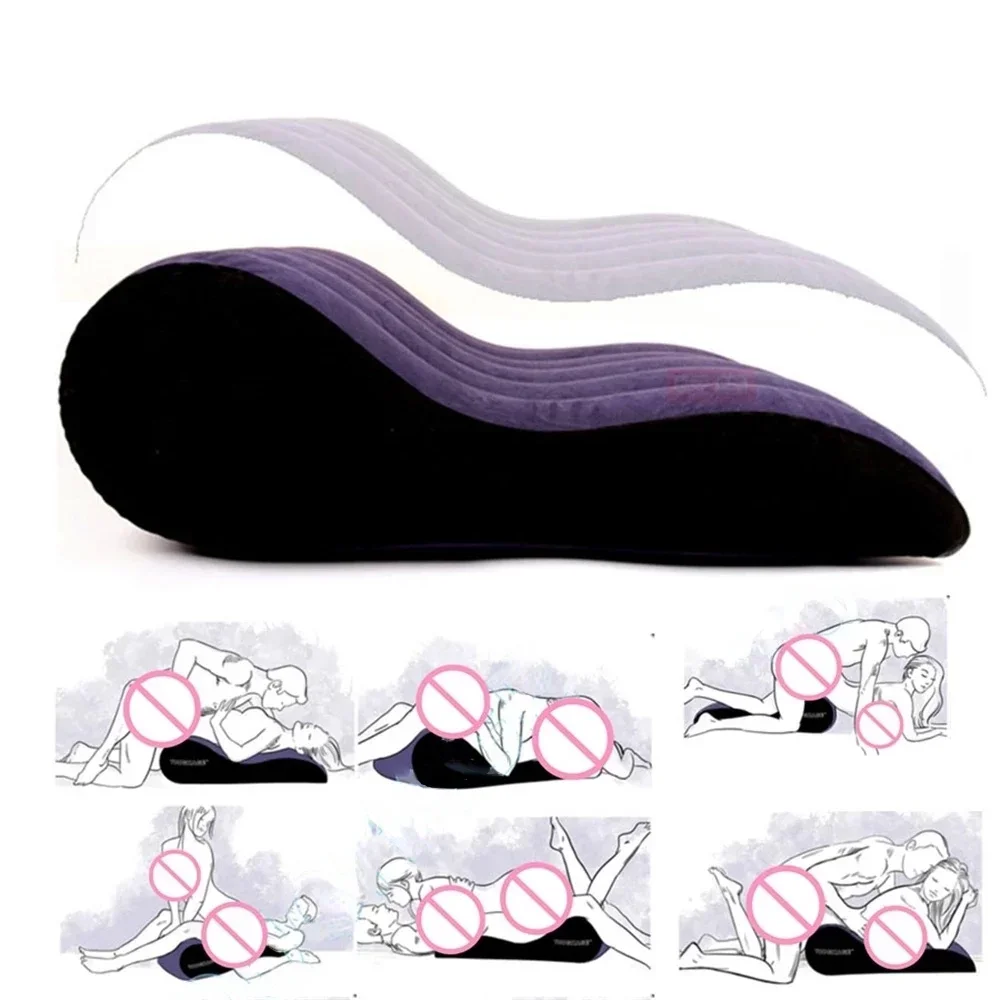 Sex Toys Sofa Pillow Inflatable Love Pillow Chairs Position Cushion Sex Furniture for Couples