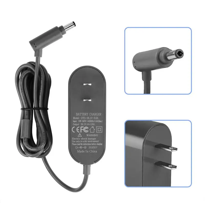 Dyson V6 V7 V8 Vacuum Cleaner Battery Charger Power Supply EU/US Plug Replaceable Vacuum Cleaner Parts