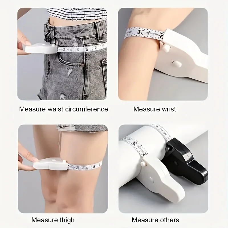 Automatic Telescopic Tape Measure Body Measuring Tape Sewing Ruler Tools Centimeter Tapes For Body Meter Measure White Tools