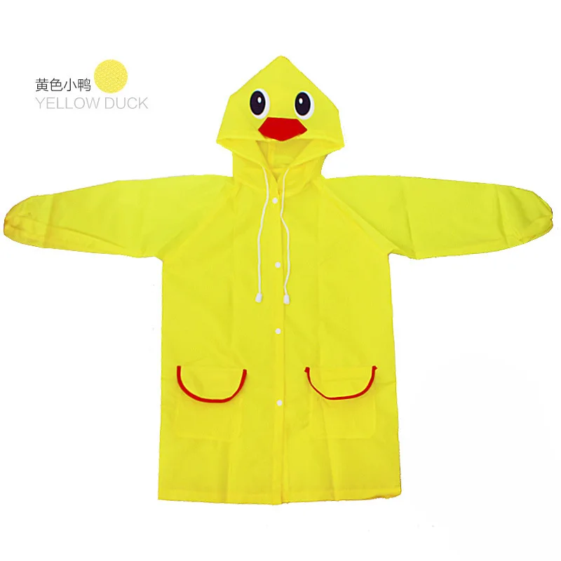 1PCS Children's Cartoon Raincoat Korean Rain Gear Cute Baby Poncho waterproof raincoat
