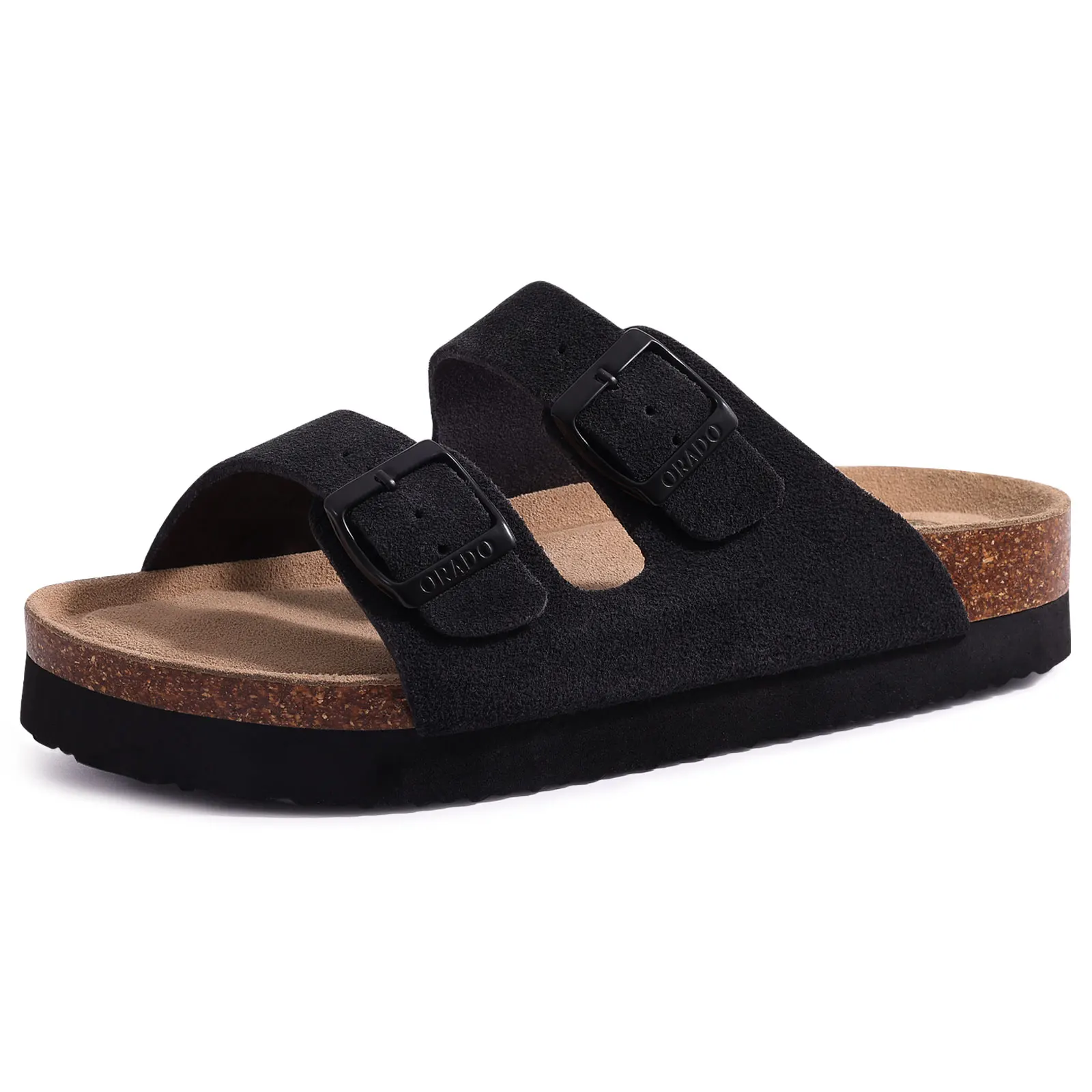 cow suede-Black