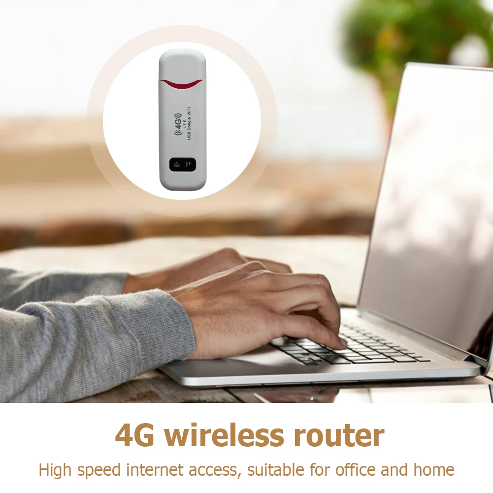 Wireless LTE WiFi Router 4G SIM Card Portable 150Mbps USB Modem Pocket Hotspot Dongle Mobile Broadband for Home Office WiFi