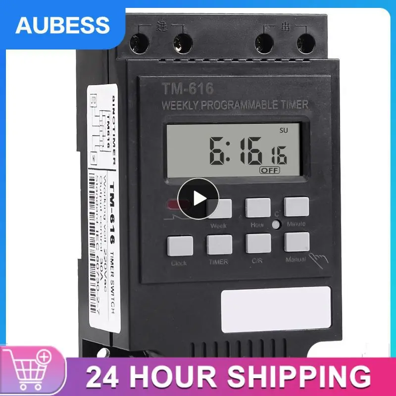 

Таймер Программируемый на неделю, 220 В, 230 В, 30 А