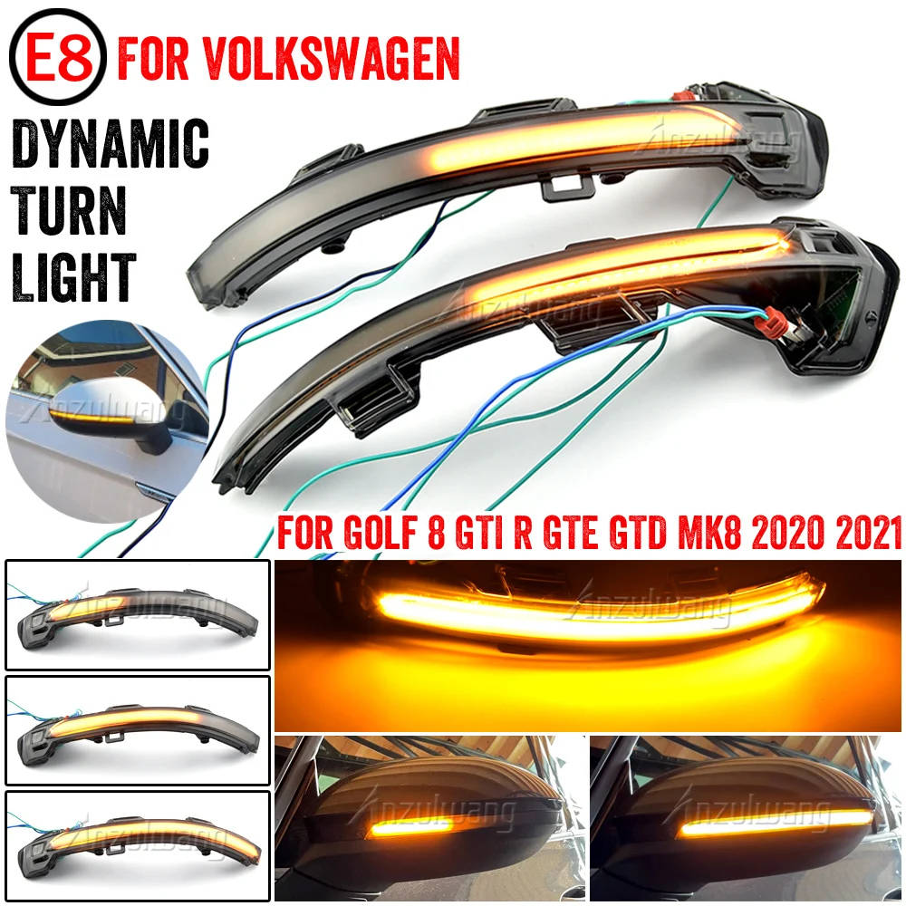 DynamicBlinkerLEDTurnSignalForVolkswagenForVWGolf8GTIRGTE
