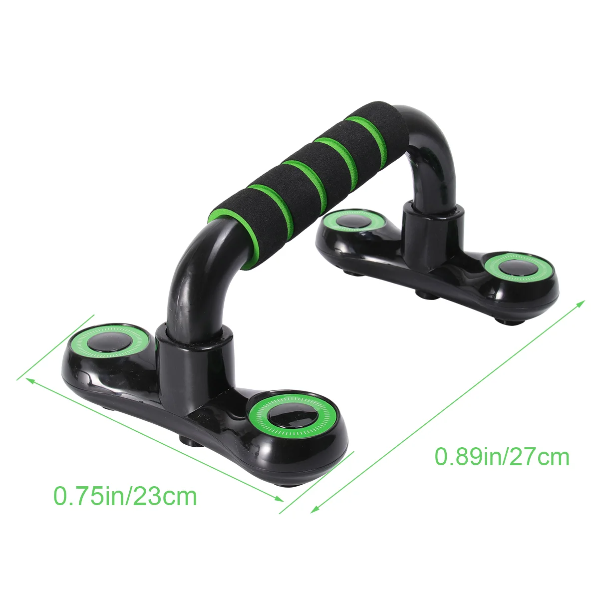 Push up Stand (green Black) Non Home Gym Fitness Equipment Bars for Chest Abdomen Arms/Back Muscle Training Portable