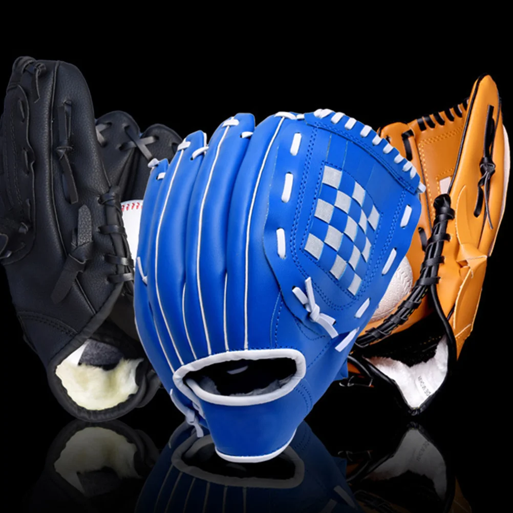Baseball Glove Softball Gloves Sports Batting Infielder Pu for Child Pitcher Training