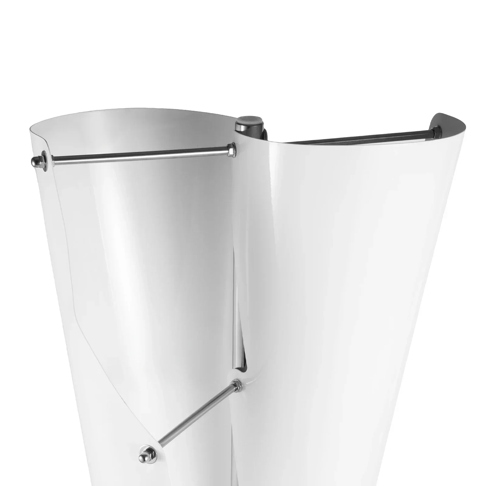 Modern Streamlined Design White 400W Wind Turbine 12V Efficient Power Generation Pure Copper Motor