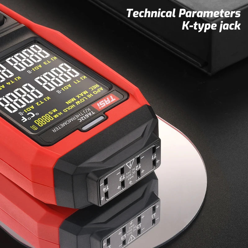 TASI TA612A TA612B TA612C Thermometer Contact Digital Thermocouple Temperature Tester K/J Thermometer C/ F Measuring Tools digital thermometer