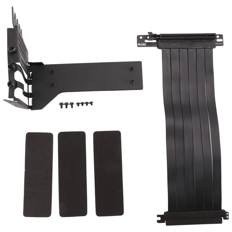 

Bracket V-GPUKT 3.0 Vertical Stand 180 To 90 Degree Graphics Card Vertical Bracket PCI-E 3.0X16 Cable Set For RTX3060 2080 2060