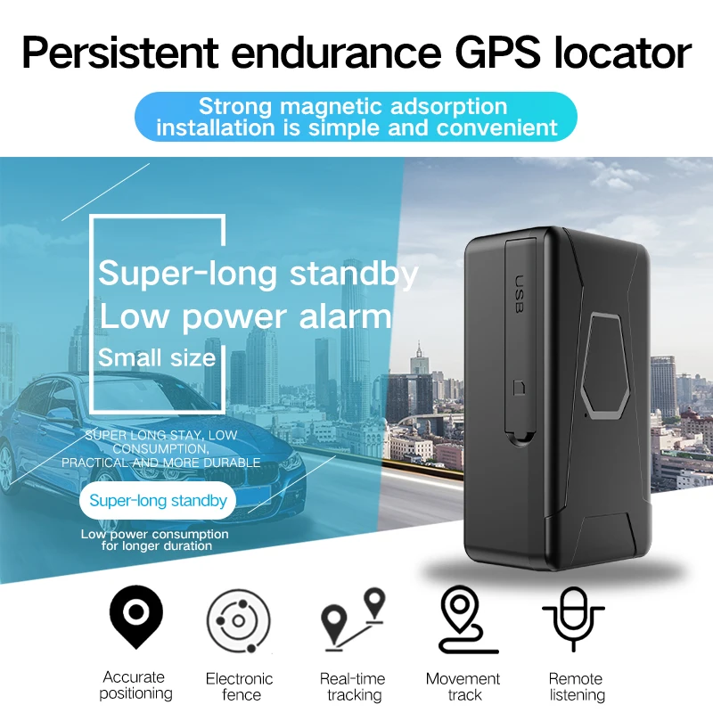 Mini GPS tracker car anti-lost device real time tracking GPS tracer locator