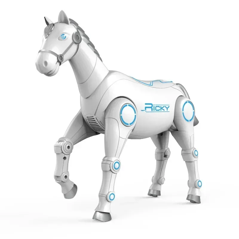 RC Smart Robot Horse Interactive Remote Control Animal Intelligent Dialogue Sing Dance Sound Control Pet Electronic Music Toys 2