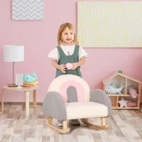 Rocking Toddle Sofa Chair for Nursery Kindergarten Playroom Bedroom - Gray 1