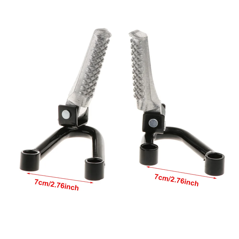 2pcs Motorcycle Footpegs Rear Passenger Foot Pegs Footrests Rear Rests For Cross-Country motorcycle footrests motorcycle foot pedals