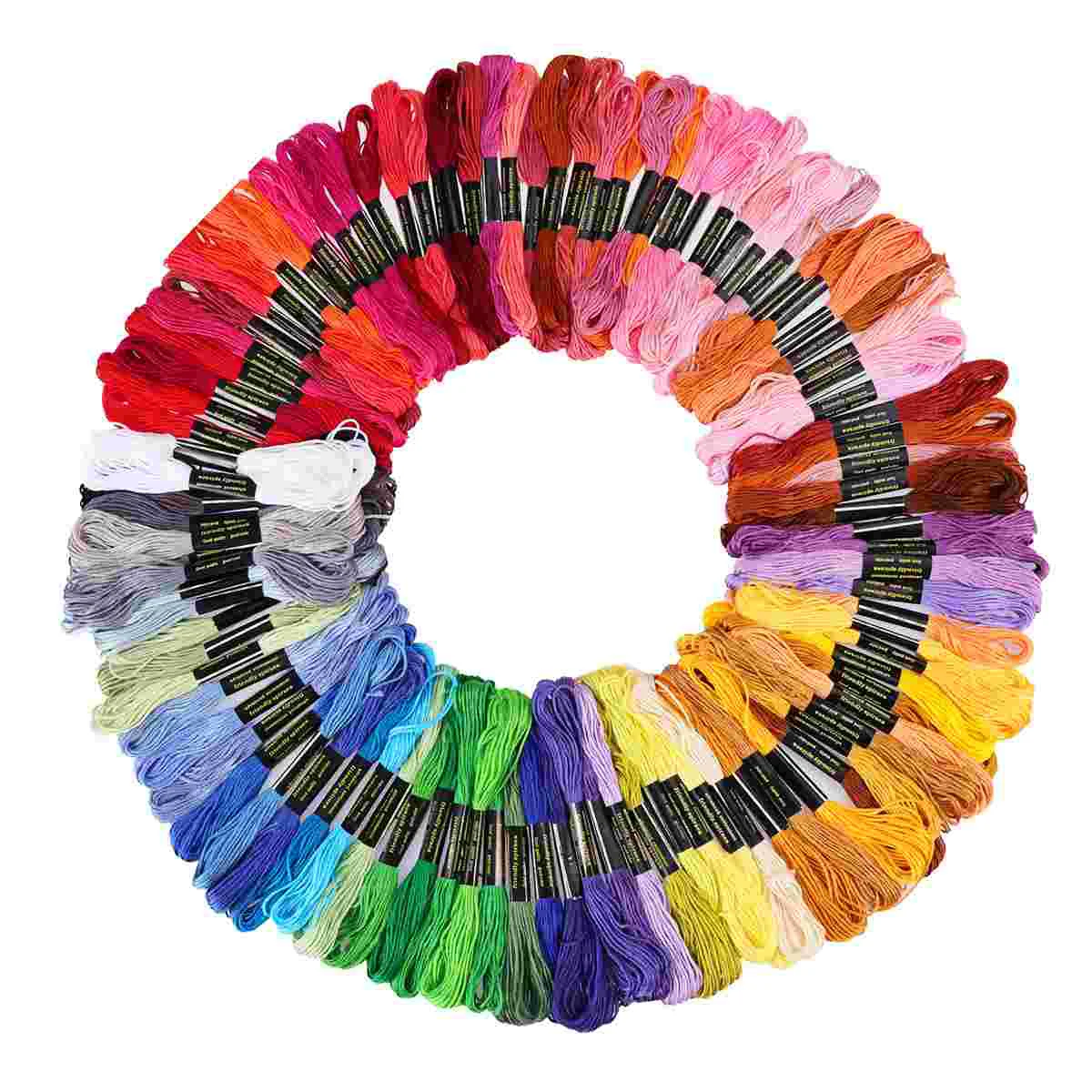 

8M Multicolor Cotton Cross Stitch Embroidery Threads Floss Sewing Threads (Random Color)