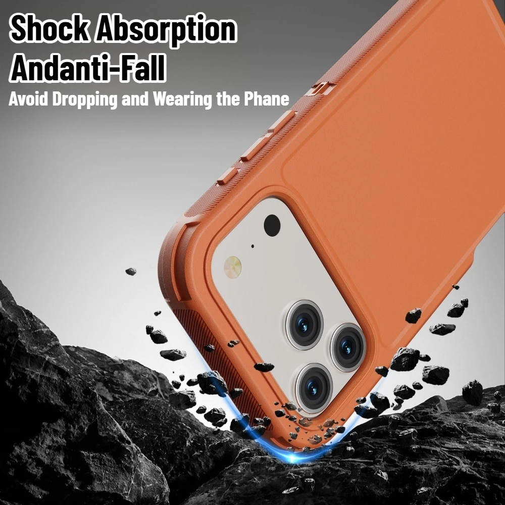 Premium 3-in-1 Heavy Duty Shockproof Case with Soft Bumper and Hard Cover