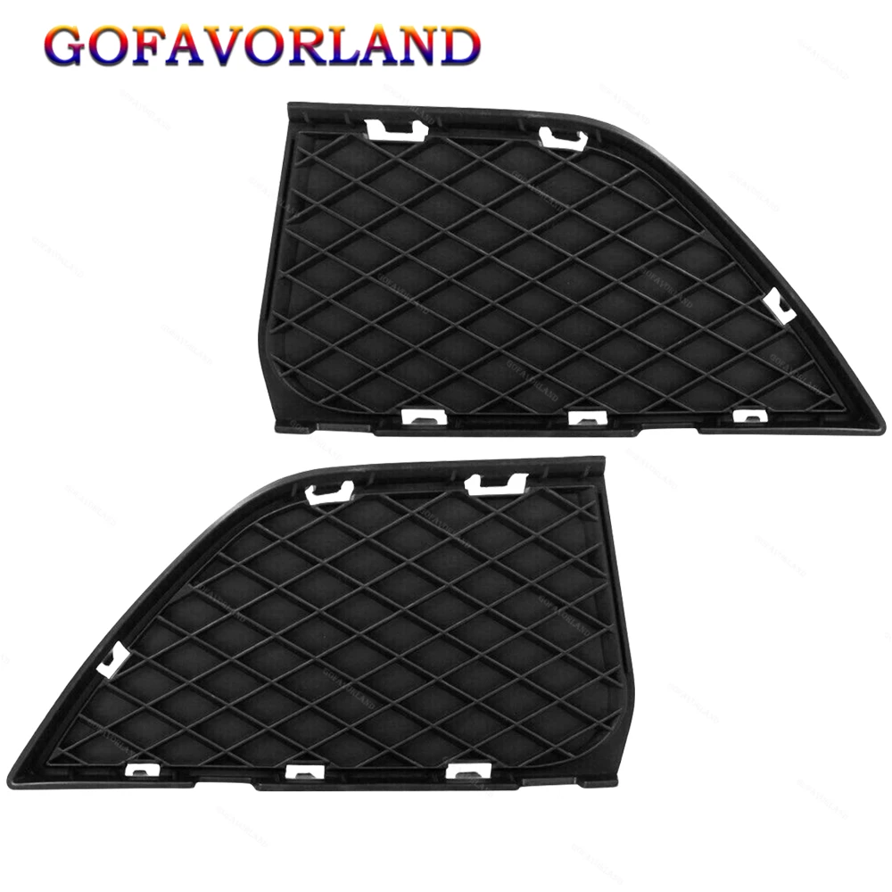 

51113416205 51113416206 Pair Front Left Right Bumper Grilles Lower Grill Plastic Black For BMW X3 E83 Facelift 2007-2010