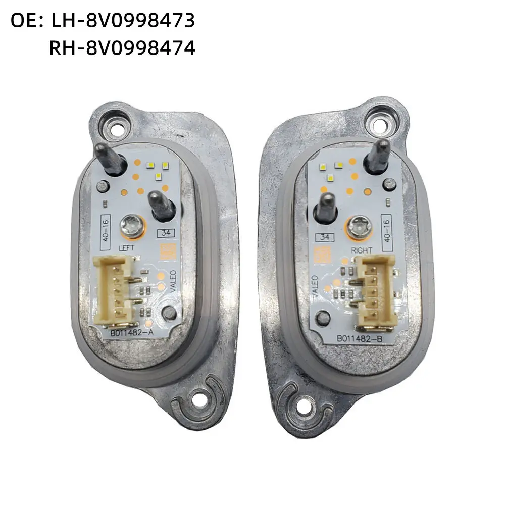 새로운 아우디 A3 제논 헤드라이트 DRL 라이트 주간 주행등 OE 8V0998473 8V0998474 아우디 A3 S3 2017 2018 2019용