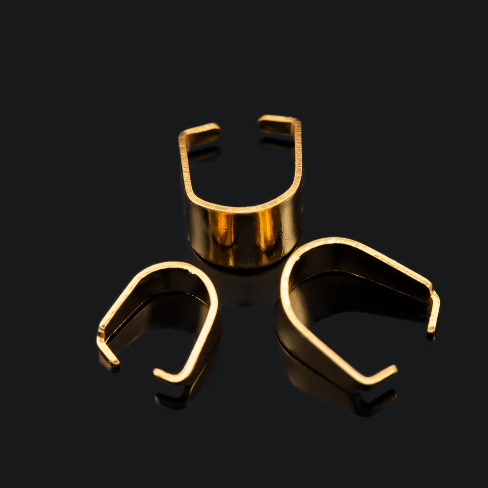 50 Stück Edelstahl Clip Anhänger Verschluss Melone Samen Schnalle Halskette Anhänger Krallenverschluss Charm Verbinder DIY Handwerk Schmuckherstellung – Detail 4