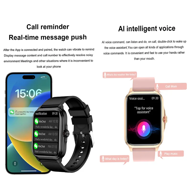2026 Health Smart Watch Heart Rate Blood Oxygen Blood Pressure Monitoring Bluetooth Call IP67 GPS Track Tracking Smartwatches 4