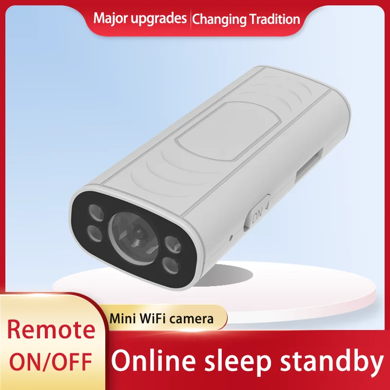 thumbnail image 1 of Cámara de seguridad para el hogar WiFi inalámbrica Vista remota Nanny Cam Cámara ip súper pequeña Batería de larga duración, 1 of 4