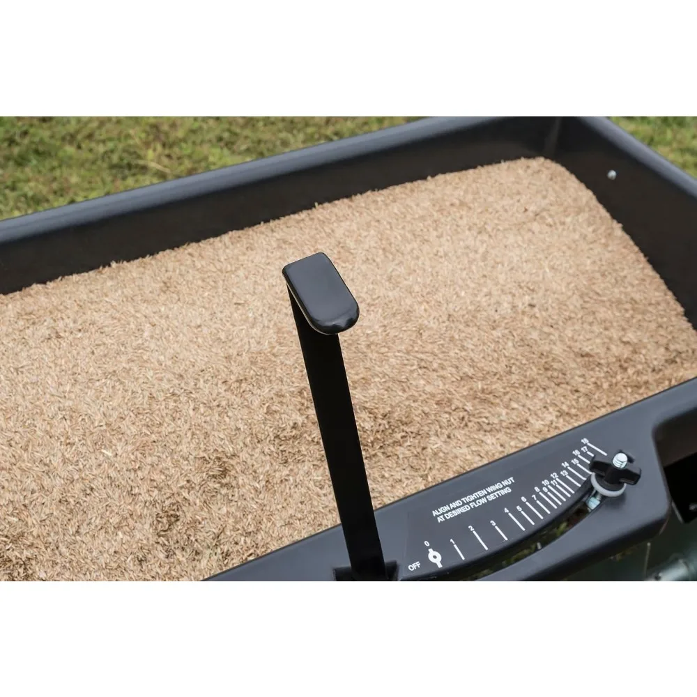 45-0543-AMZ 100 lb. Tow-Behind Lawn & Garden Spiker/Seeder/Drop Spreader for Seed,Fertilizer, Salt, Ice Melt 5
