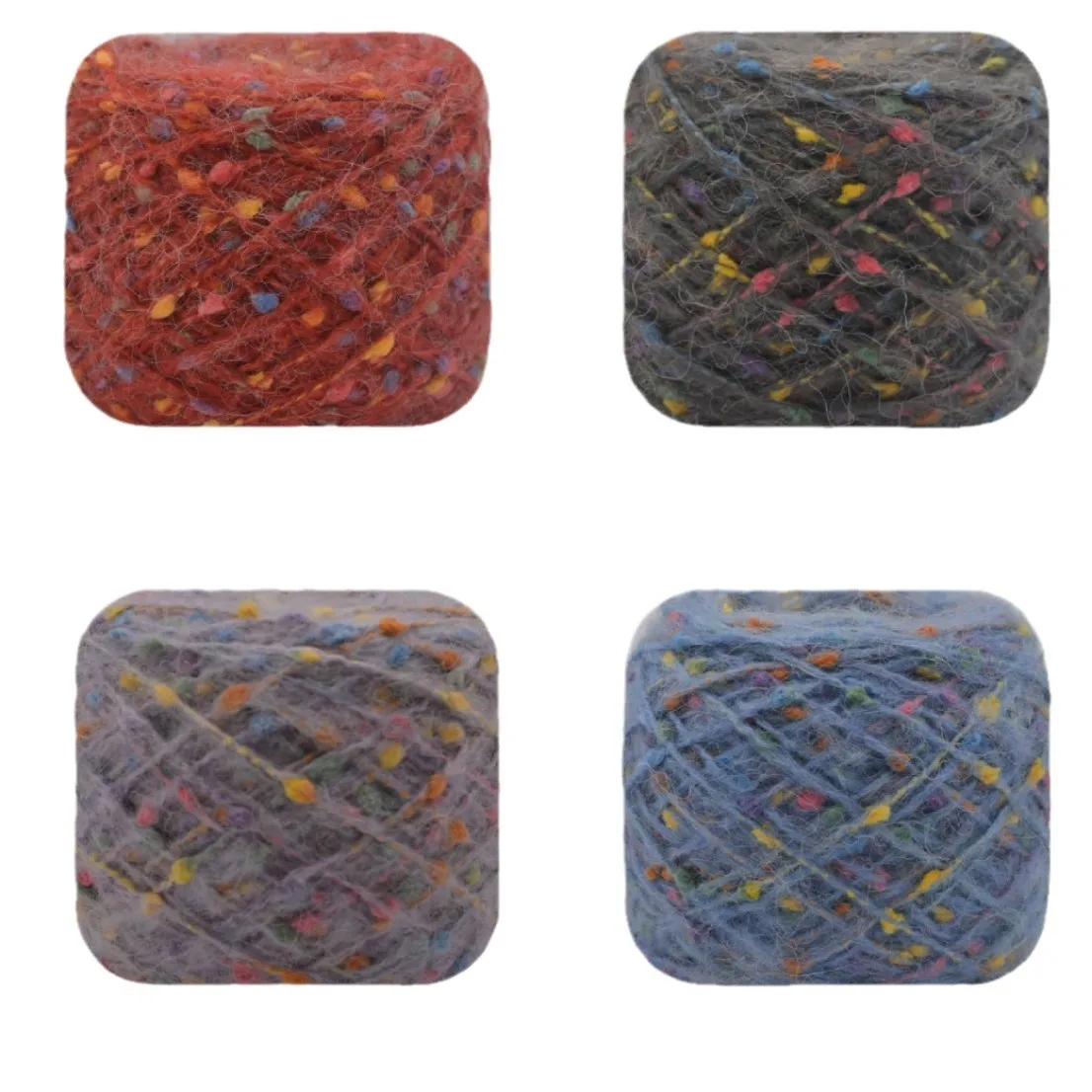 50g Full star mohair hand mixed yarn yarn ball coarse wool yarn color point medium coarse wool yarn hand-crocheted yarn scarf 5