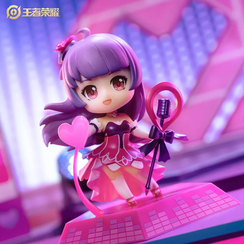 

King Glory Idol Singer Handled By Wang Zhaojun Hand-made Action Animation Peripheral Genuine Ornament Doll Anime Figure Toys