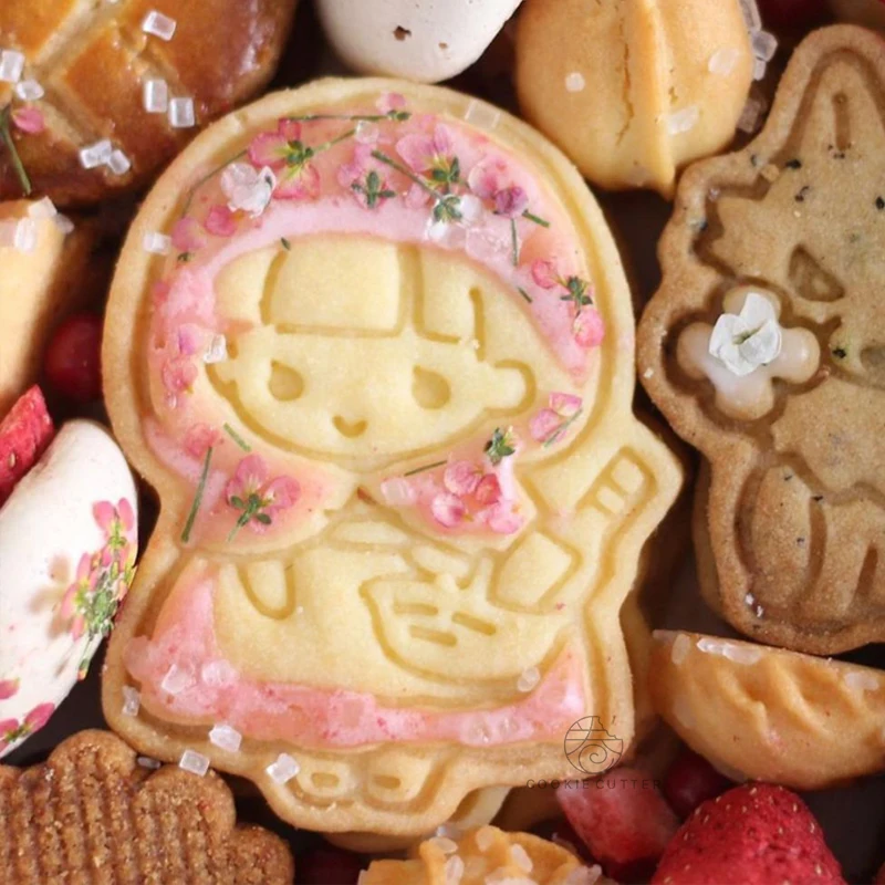 クッキー型★ icing cookies ぷぴもか様 天然色素【メッセージお選び可】ギフトクッキー缶 | icing