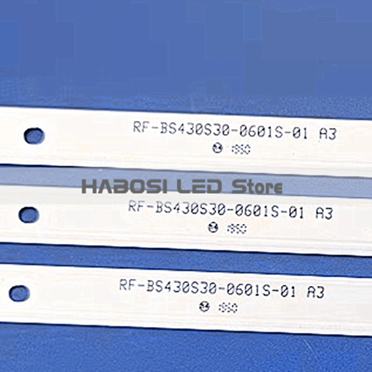 100% New 3pcs/Kit LED Strips for 43 TV RF BS430S30 0601S 01 A3 RF-BS430S30-0601S-01 A3 LT 324X3 MAX E43CH S 3