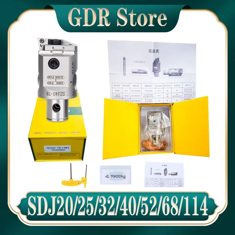 GDR SDJ SDJ20 SDJ25 SDJ32 SDJ40 SJD52 SJD68 SDJ114 Werkzeugkopf, BT40 SK40 HSK63A NT40 LBK Werkzeughalter-Stützwerkzeug, EWN RBH TCT SMS