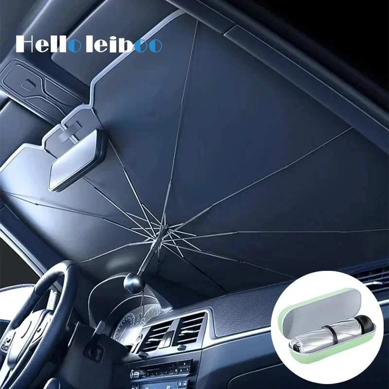 1pc car sunshade windshield umbrella front sun shade parasol summer protection car heat insulation accessories