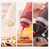 1/3pcs PE Condiment Squeeze Bottles for Ketchup Mustard Mayo Hot Sauces Olive Oil Bottles Kitchen Gadget 3