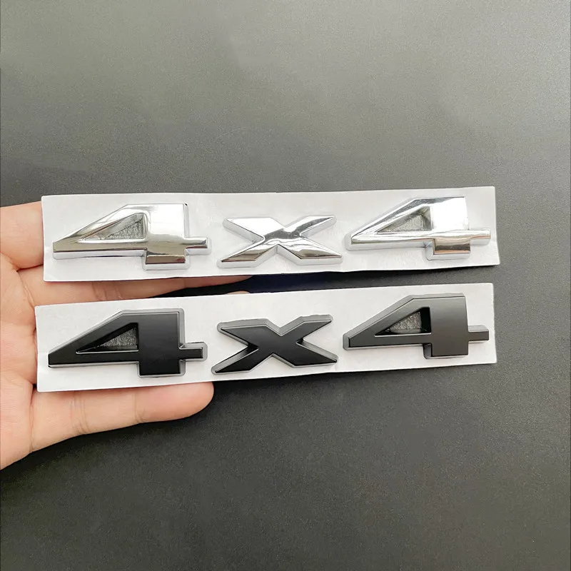 3D 금속 4x4 로고 제한 엠블럼 편지 자동차 트렁크 배지 지프 랭글러 그랜드 체로키 나침반 4X4 제한 스티커 액세서리