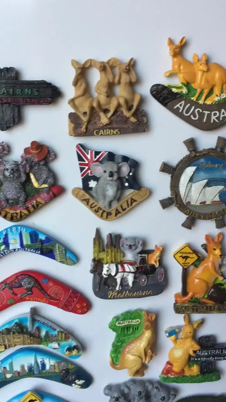 Wedare Magnete del Frigorifero 3D della Costa dell'oro dell'Australia Magneti turistici Adesivi magnetici della Resina Magnete del Frigorifero Decorazione Domestica & della Cucina dalla Cina