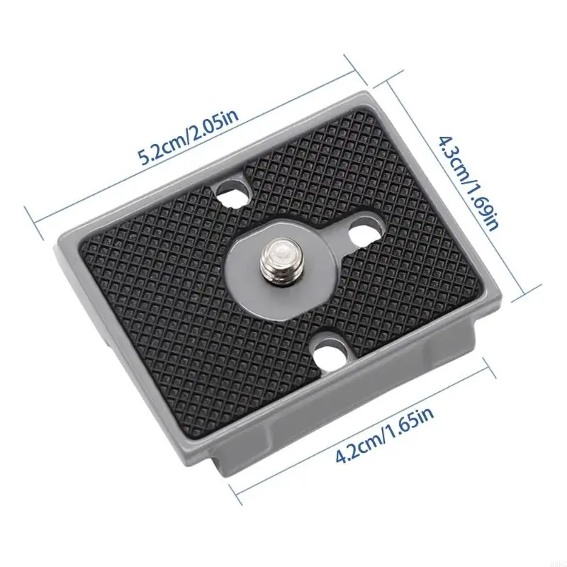 E65C High Performances Quick Release Plate 200PL 14 with Rubber Pad for 323 460MG,468RC,486RC2 Camera,1/4'' Screw Thread