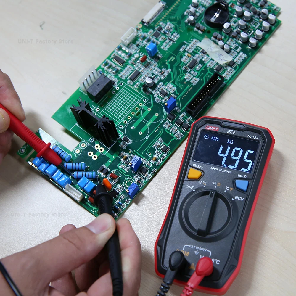 UNI-T UT123 UT123D Smart Digital Multimeter Professional Voltage Detector Resistance Meter Continuity NCV Electrical Multitester digital multimeter multimeter tester voltage detector tester voltage meter tester