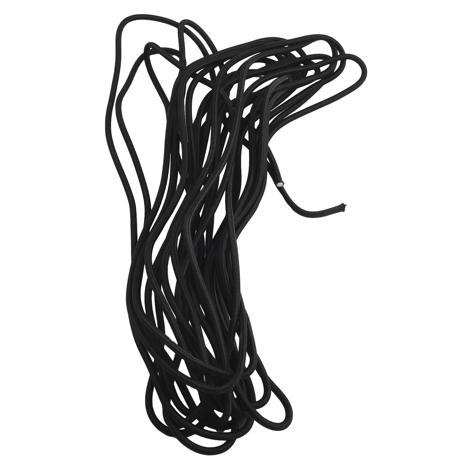 

Practical Bungee Rope Cord Black Orange Boats Bungee Rope Elastic Rope Functional Kayaks Latex Silk Outdoor Sports