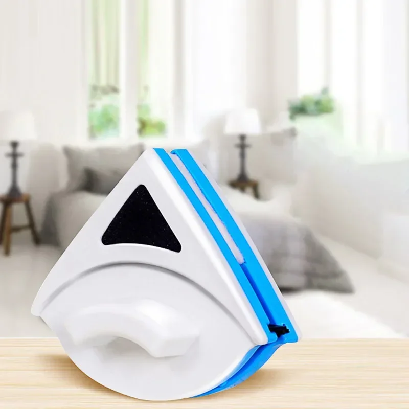 Double-sided Magnetic Glass Cleaning Brush for High-rise Windows with Strong Magnet-Cleans Both Sides Quickly and Easily