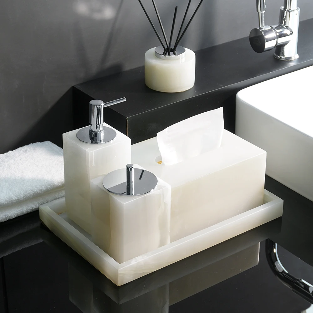 https://ae01.alicdn.com/kf/S751c43f47180455784af47f542f3b6faj/White-Onyx-Natural-Marble-Bathroom-Set-Luxury-Soap-Dish-Soap-Dispenser-Tissue-Box-Toothbrush-Holder-Bathroom.jpg