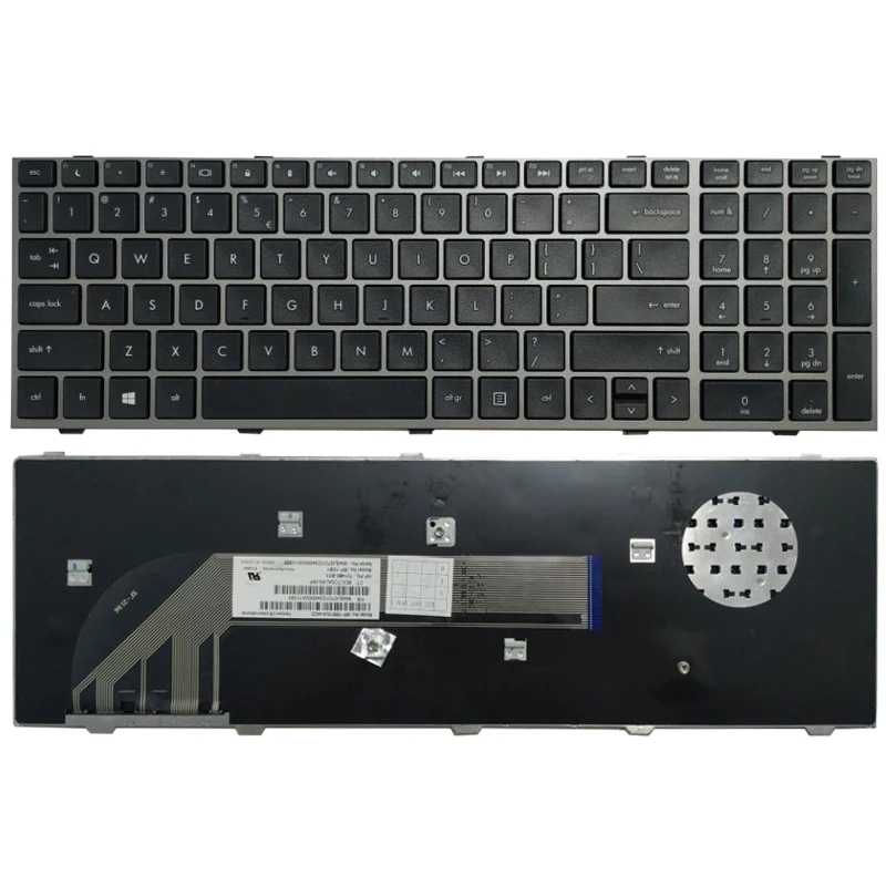 

NEW US laptop Keyboard FOR HP ProBook 4540s 4540 4545 4545S 4740 4740S With silver frame
