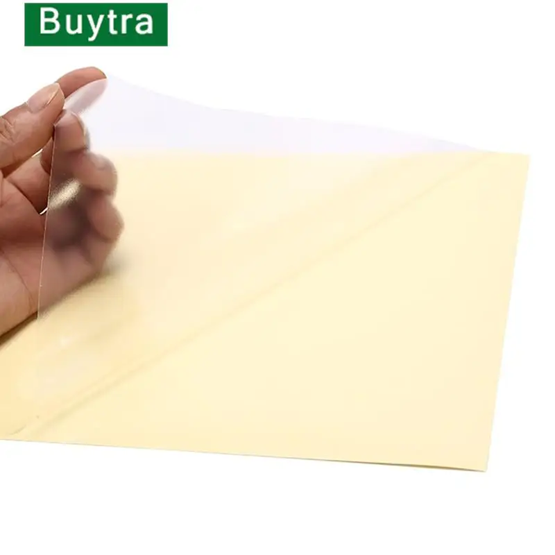 A4 Clear Transparent Self Adhesive Vinyl Film Label Sticker Laser Printer 21 X 29.7cm 10Sheets