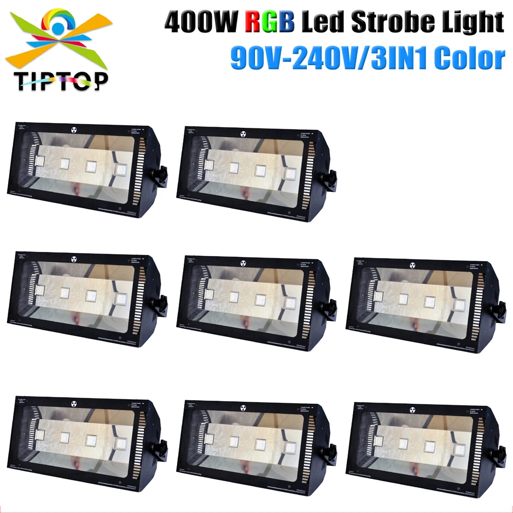 

Светодиодный стробоскоп TIPTOP 4x100 Вт, сценический прожектор RGB для дискотеки, сценисветильник для диджея, светсветильник для дискотеки и вечеринки DMX512, управление для караоке