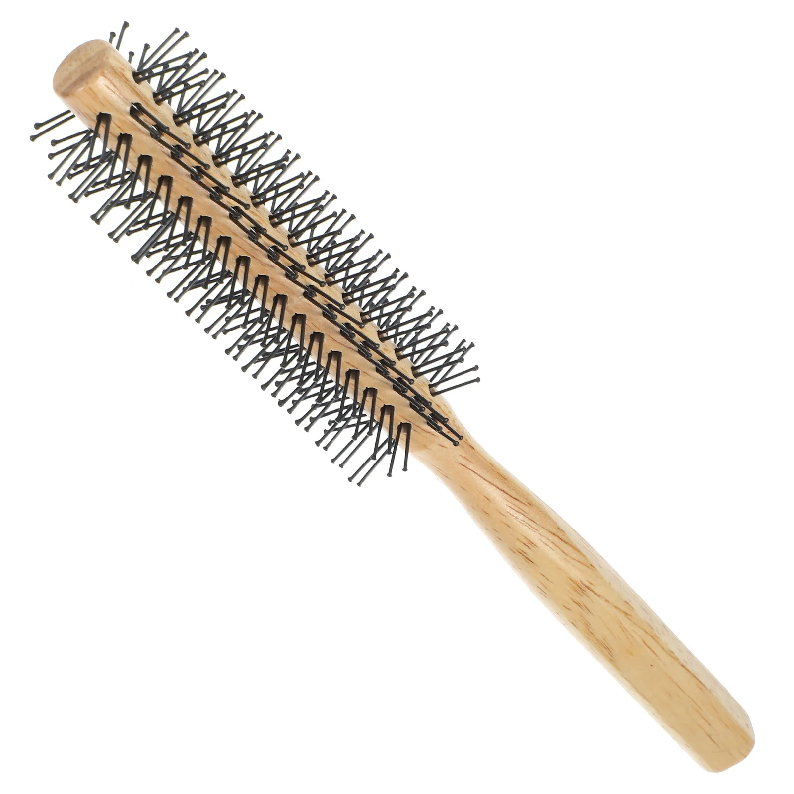 

2/1pc Round Hair Brush Blow Drying Comb Household Blow Styling Comb Small Round Brush Wooden Roller Comb
