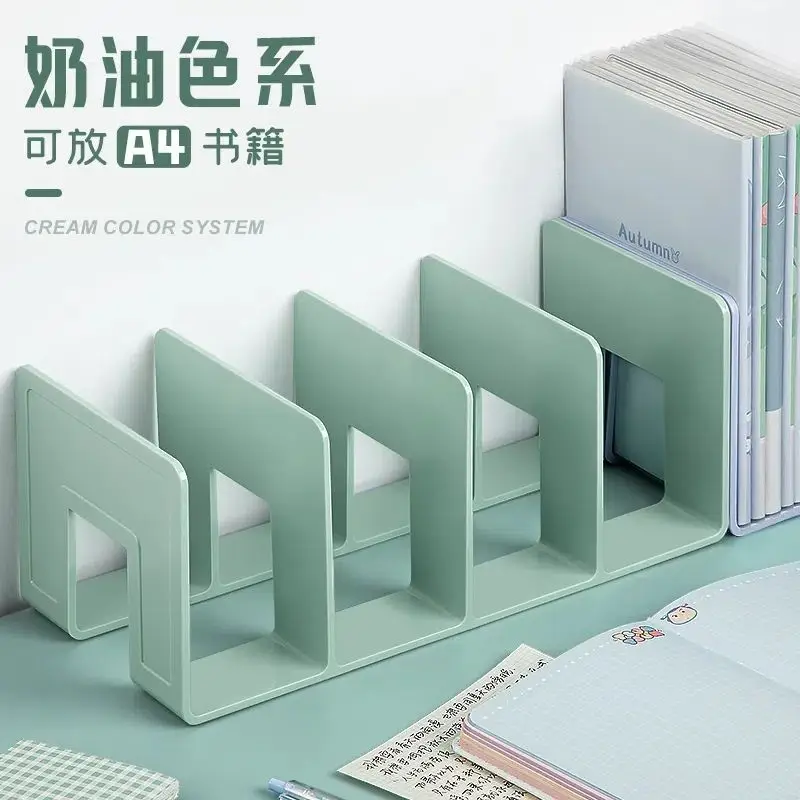 

Thickened Bookshelf, Simple And Transparent Bookshelf On Desktop, Storage Divider For Student Books, Classroom Shelves, And Data