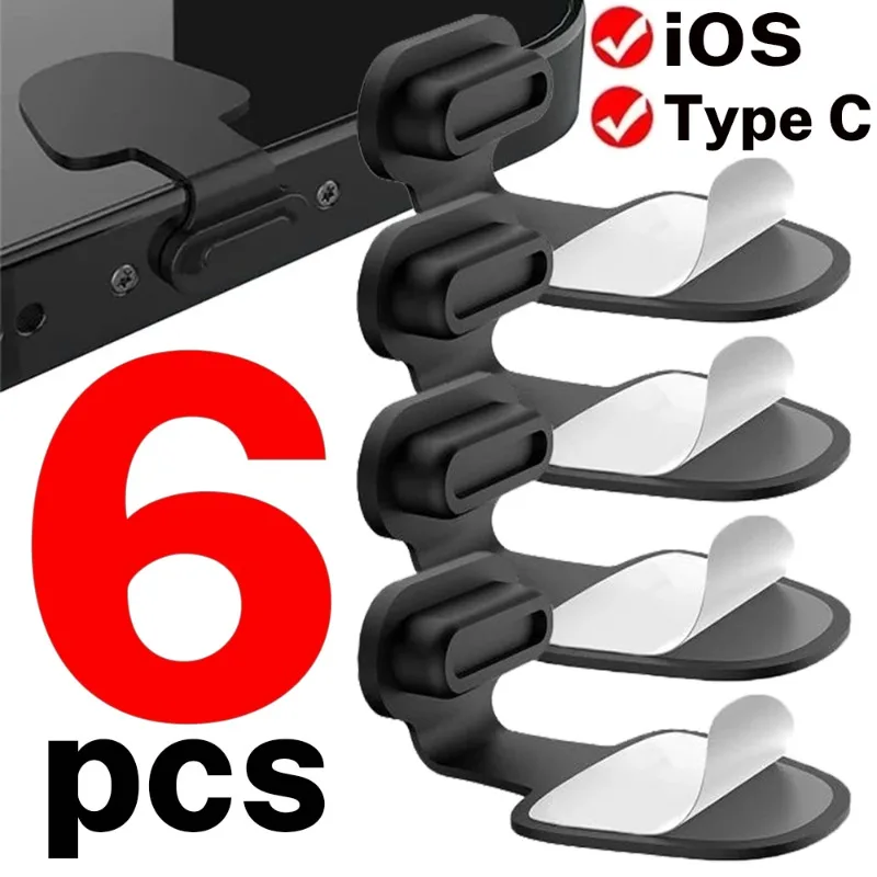 Universal Charging Port Anti-Dust Plugs - USB Type-C Protector Caps